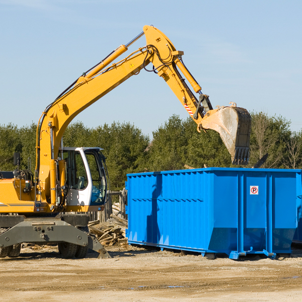 are there any restrictions on where a residential dumpster can be placed in Madison New Hampshire